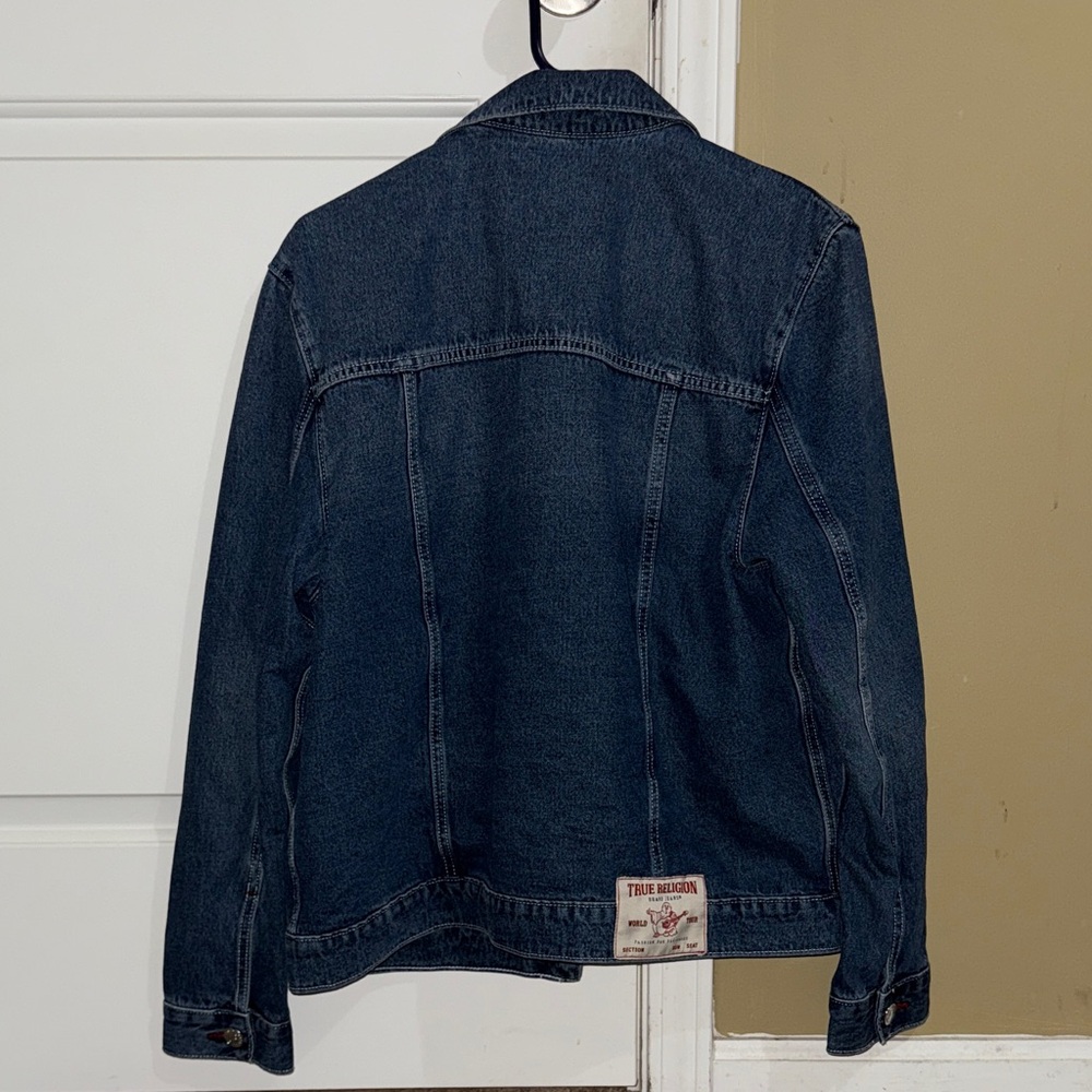 True Religion Dark Blue Denim Jacket - Picture 8 of 8